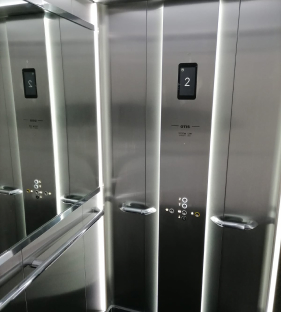 Установка одного лифта